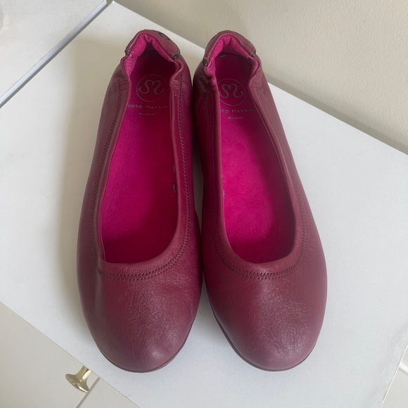 Soto Massini Milano Vegan Leather Orthotic Ballet Flats Sz 40 - Picture 3 of 16